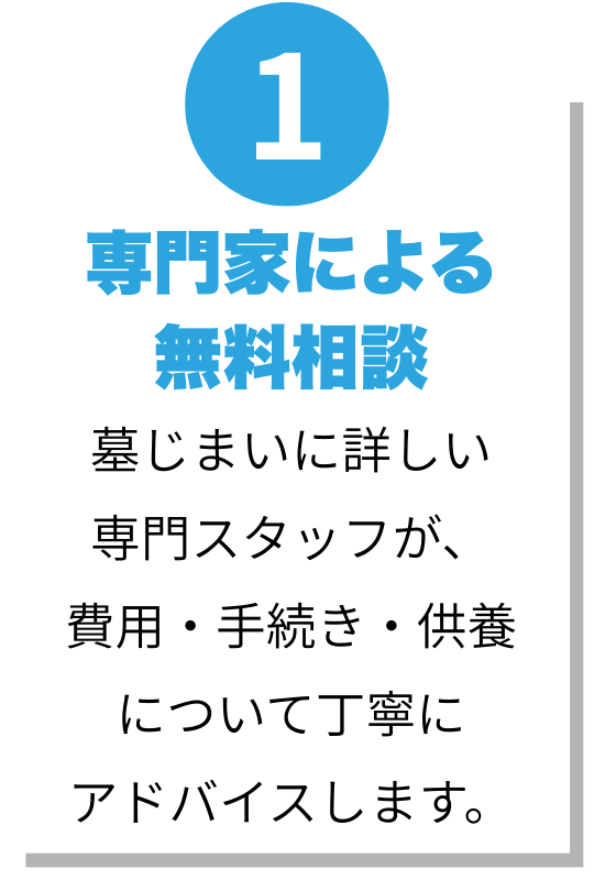 大地石材での墓じまいのメリット1
